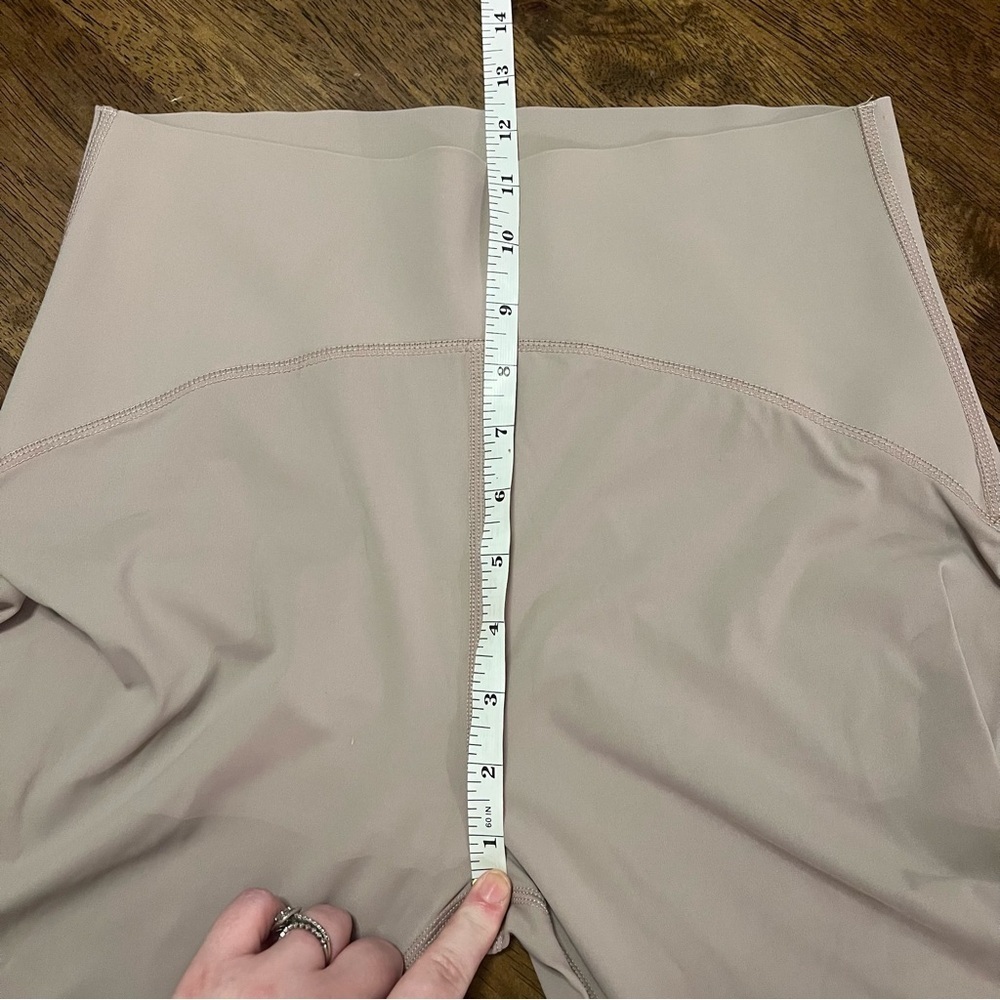 LA Society High Rise Taupe Brown Gray High-Waisted Leggings L Workout Athletic - Picture 6 of 9